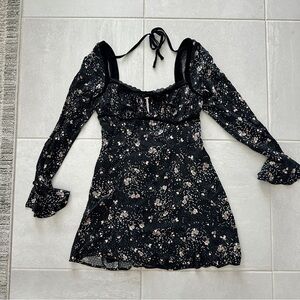 Free People Long Sleeve Mini Dress